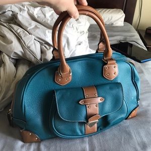 Beautiful deep teal shoulder bag.